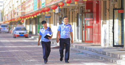 Uyghur Auxiliary Police in Uyghur plight