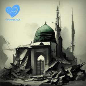 China is violating the UNESCO Convention - The Remote Sensing Analysis of The Demolished Mosques in Xinjiang - A Case Study of Kargilik Grand Mosque